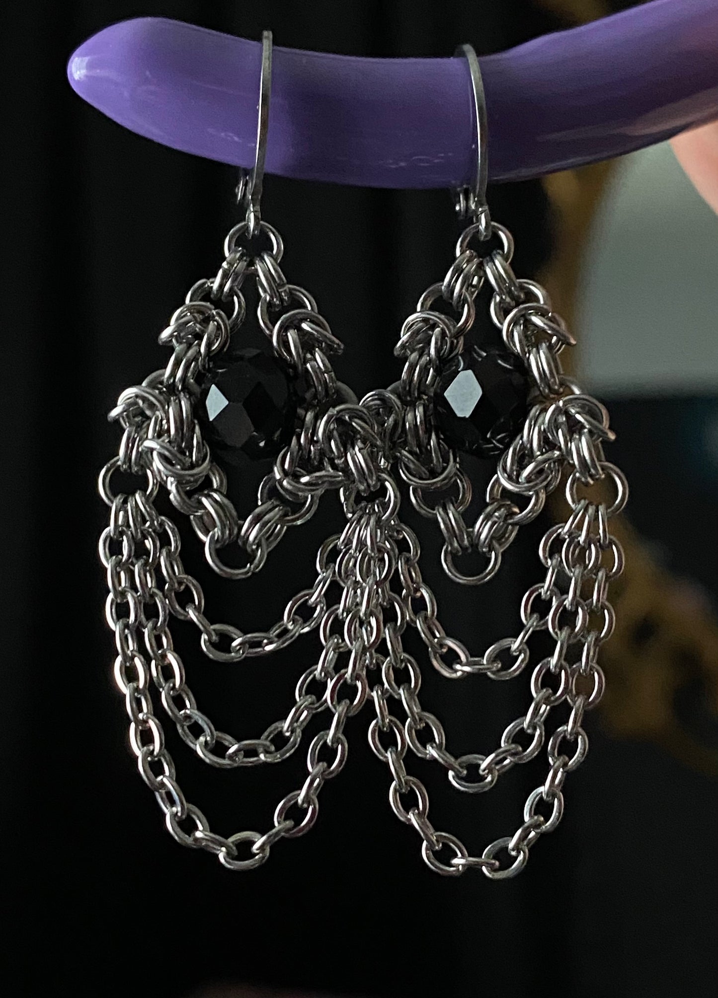 Rhaenyra Chainmail earrings