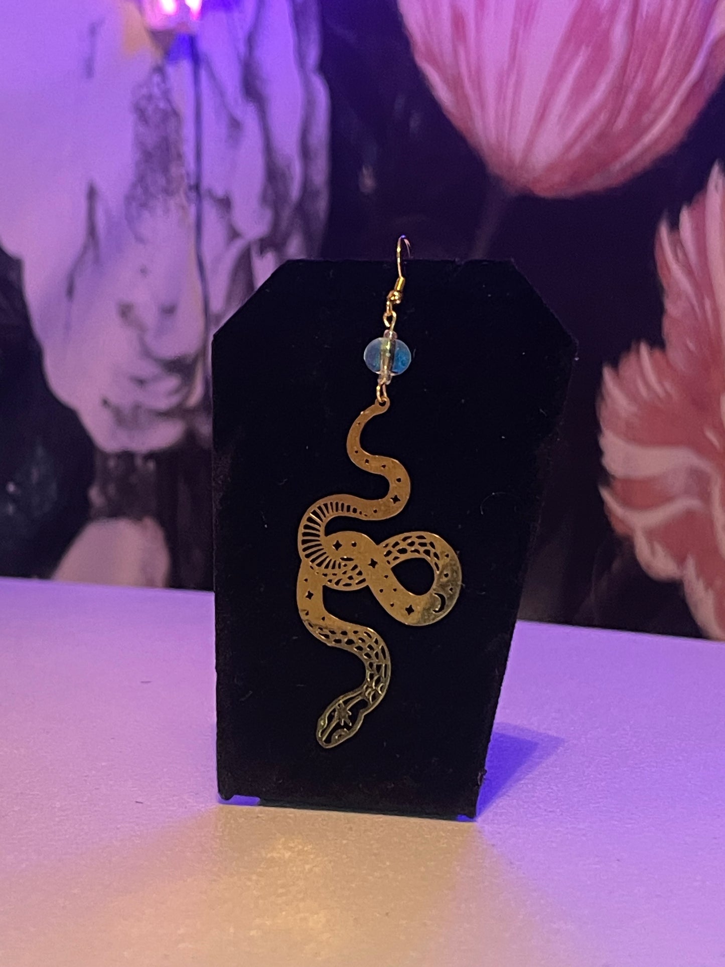 Cosmic Serpent Earrings