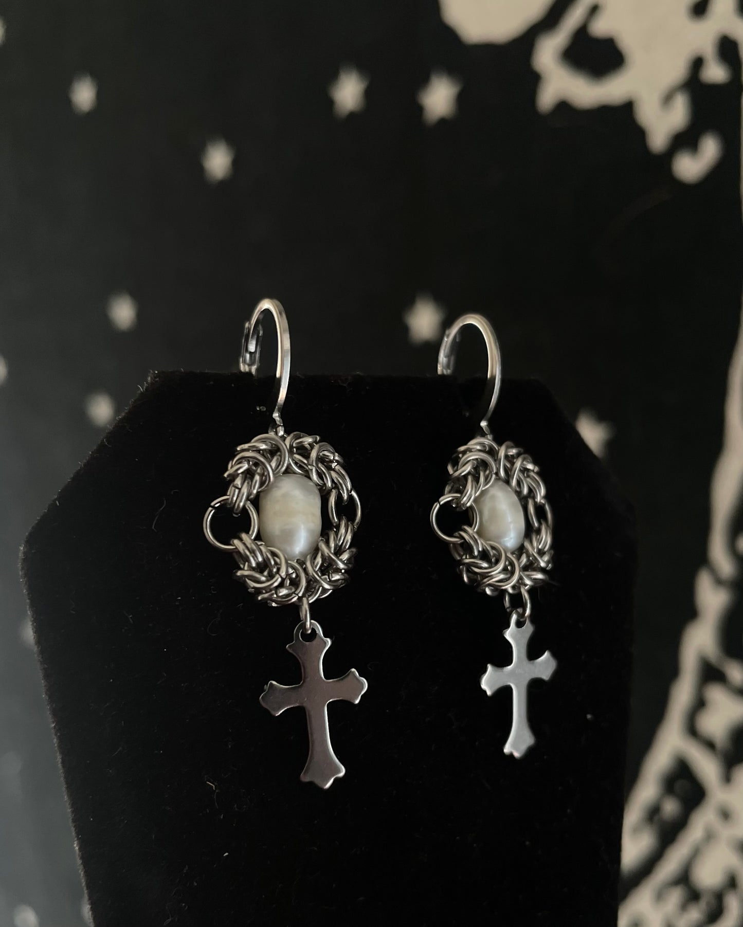 Sacrament Chainmail Earrings
