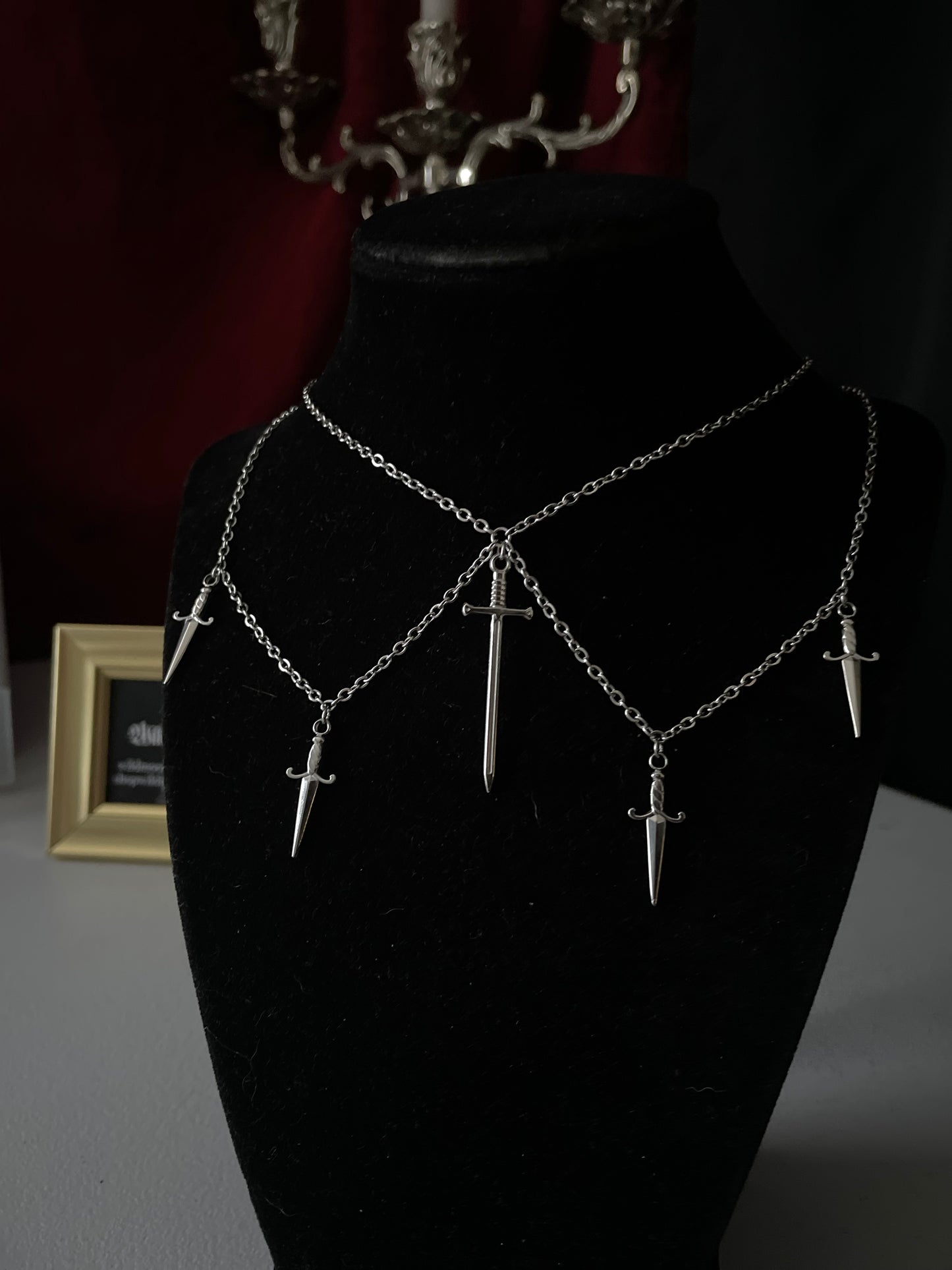 Gwendoline II Steel Necklace