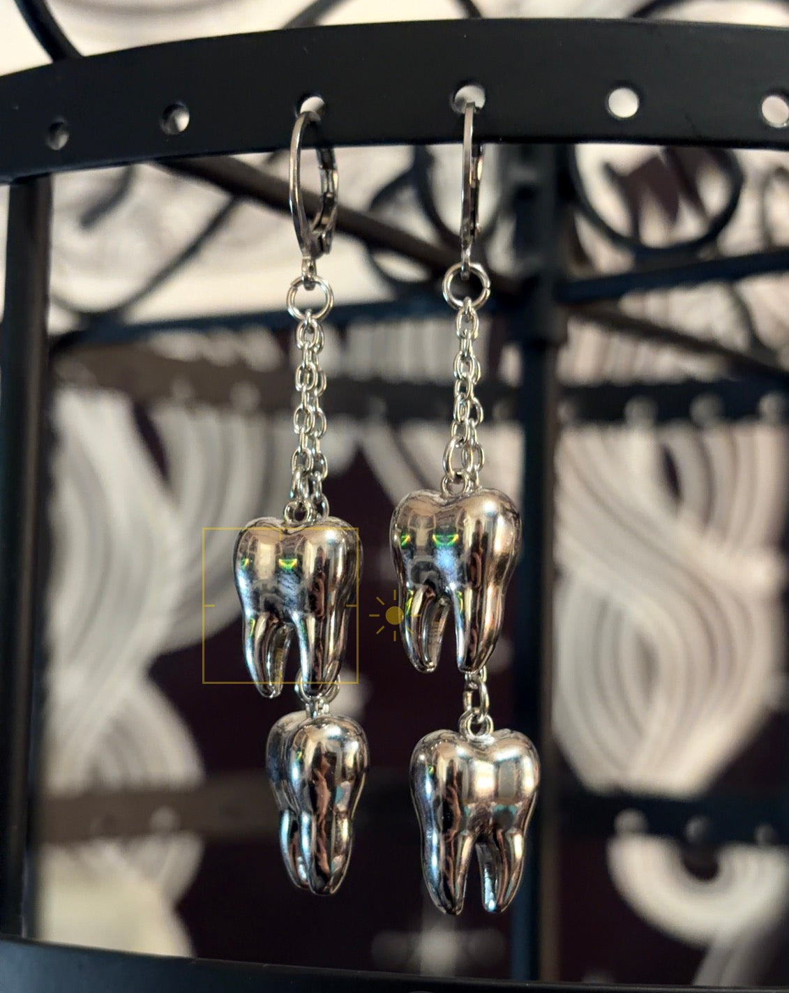 Teeth earrings