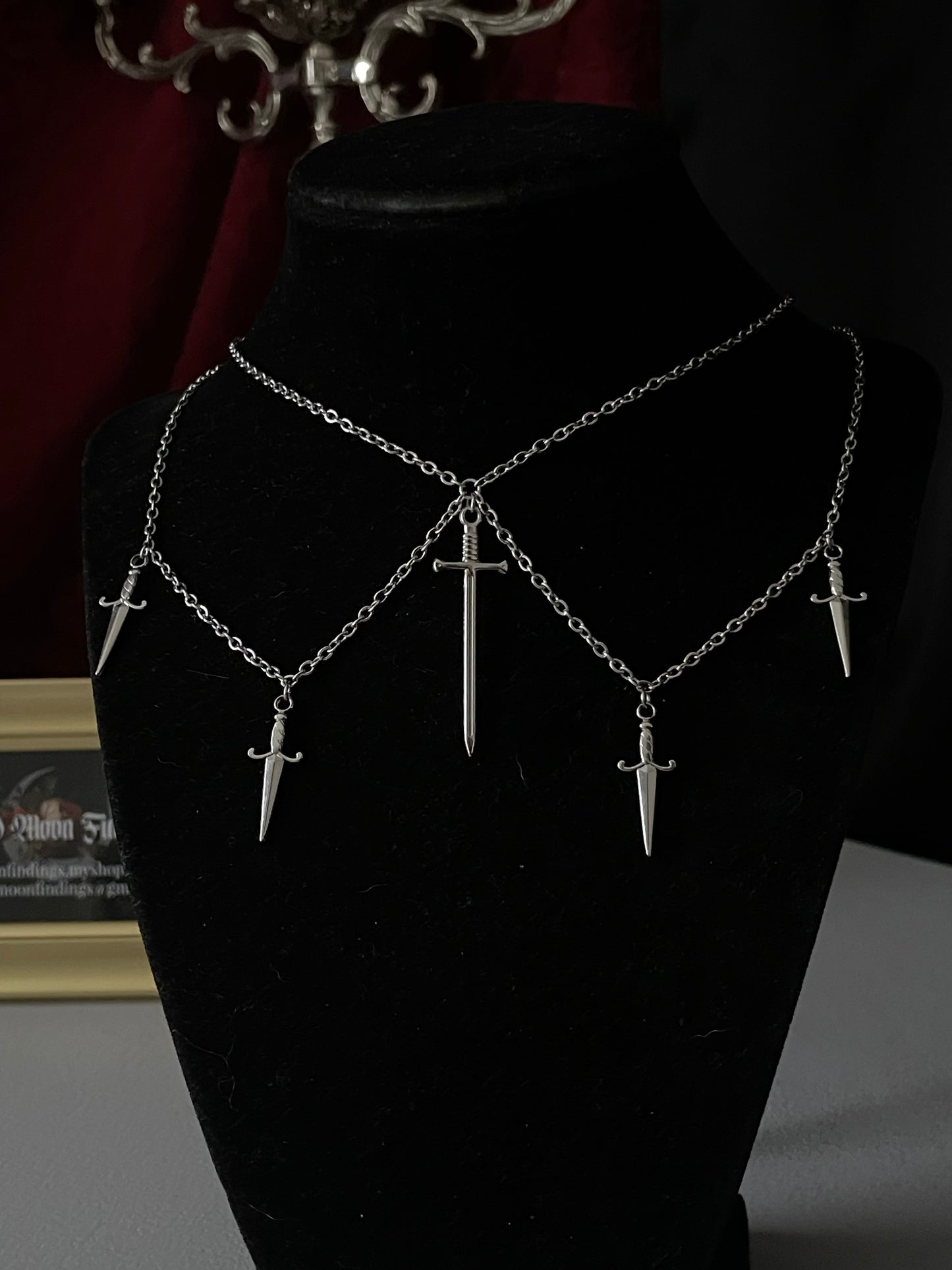 Gwendoline II Steel Necklace