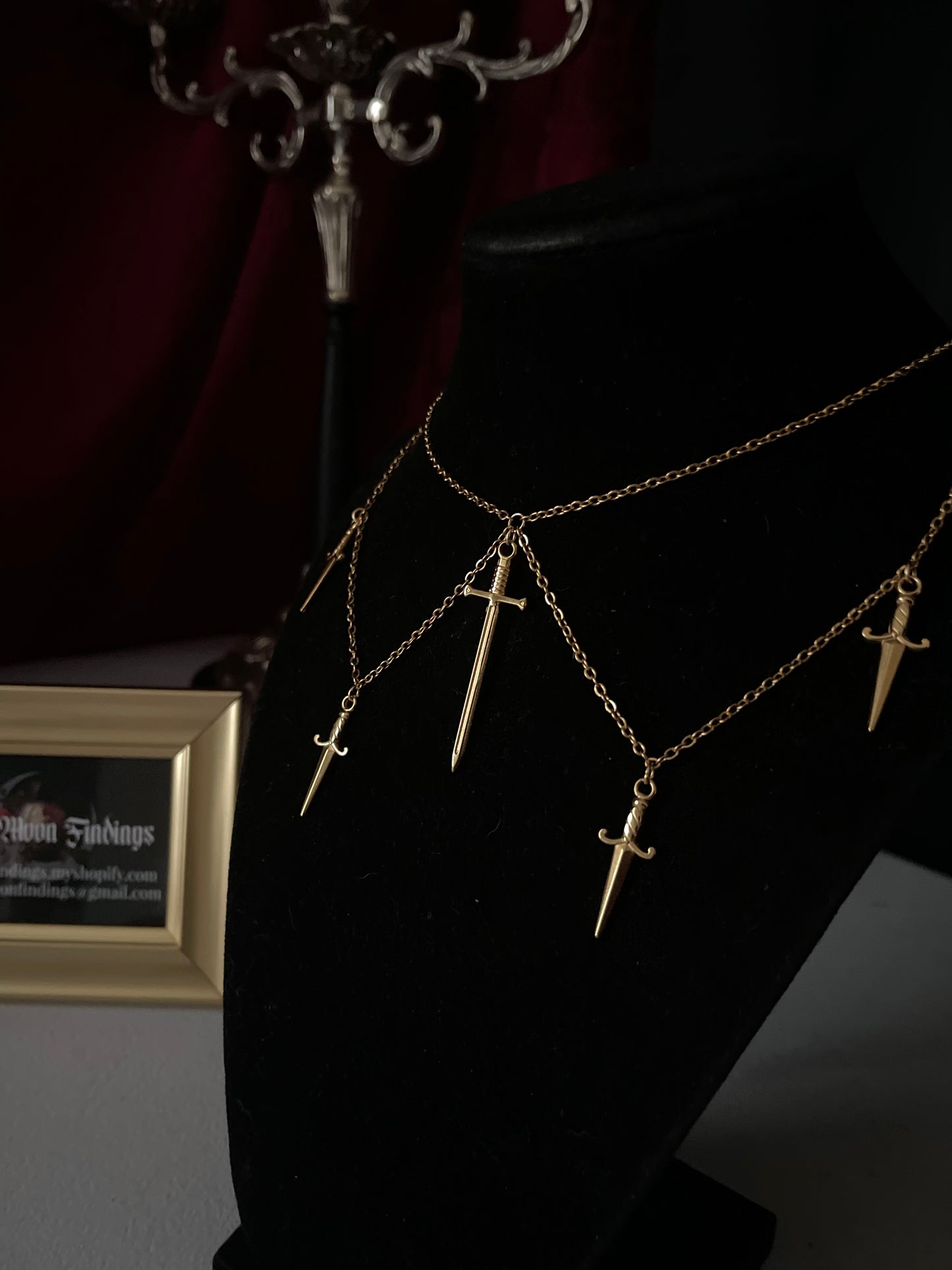 Gwendoline II Steel Necklace