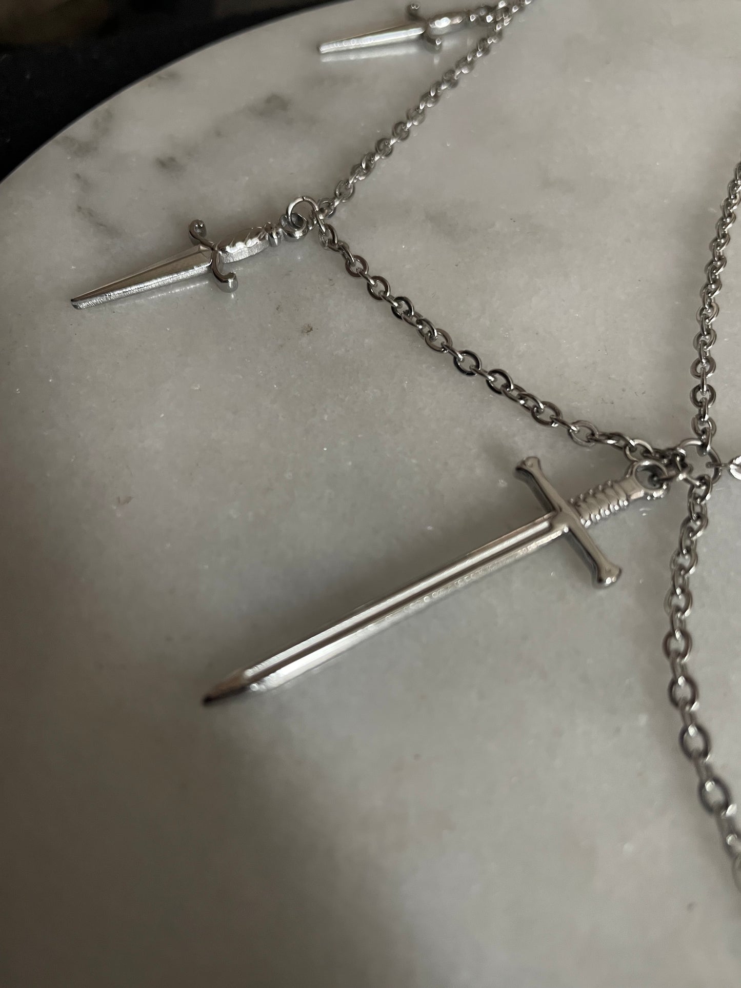Gwendoline II Steel Necklace