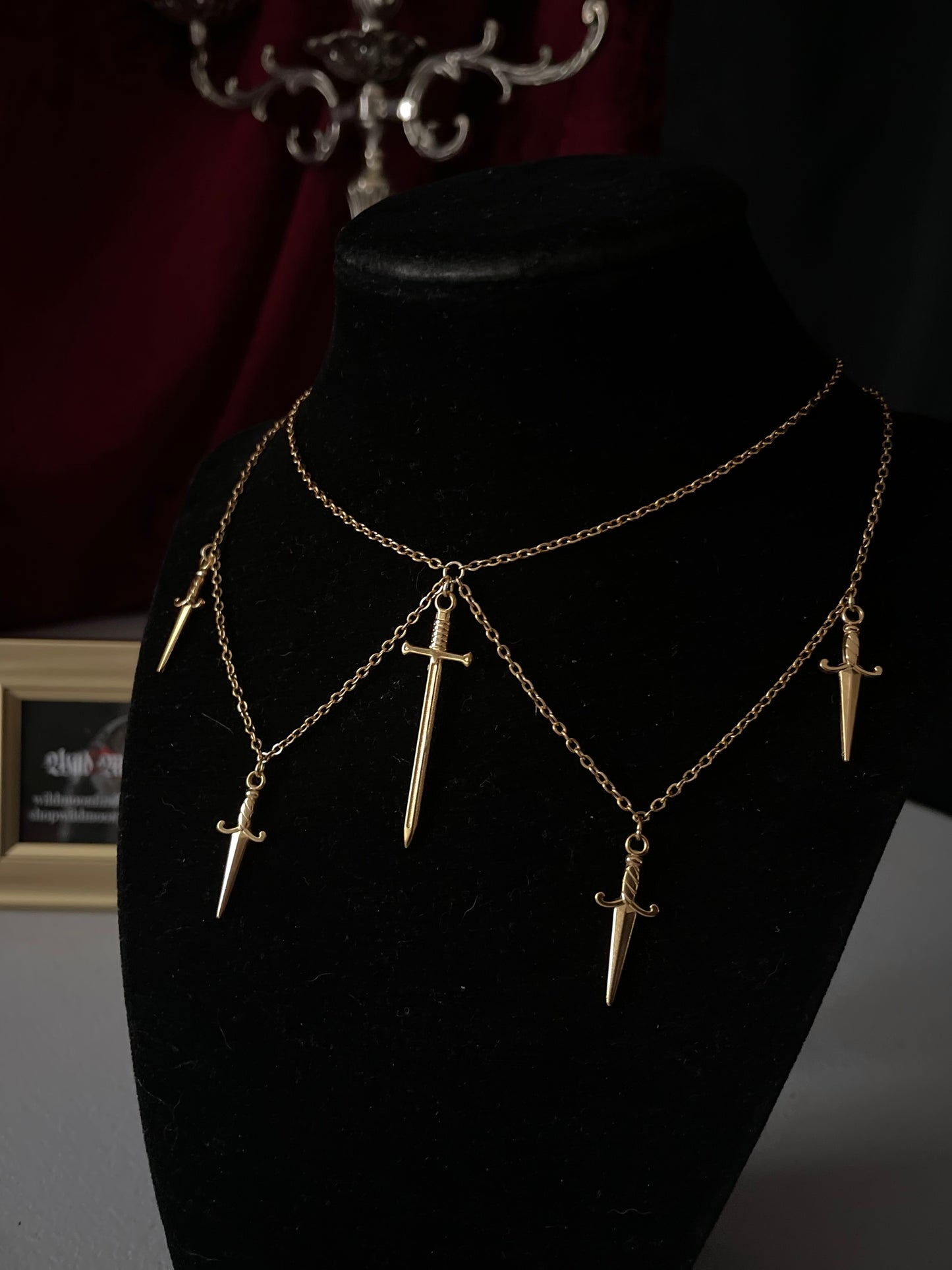 Gwendoline II Steel Necklace