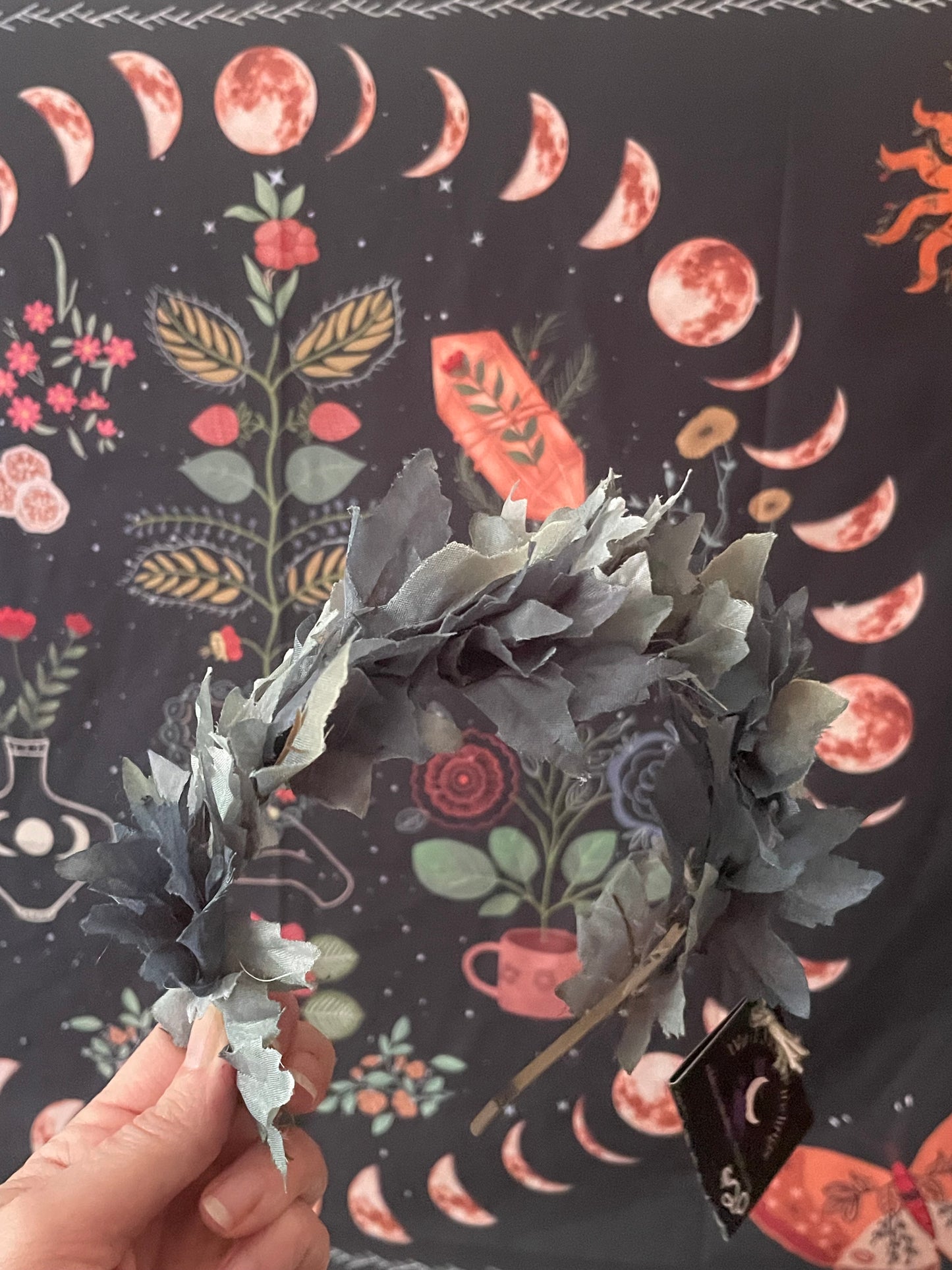 Blue winter head piece