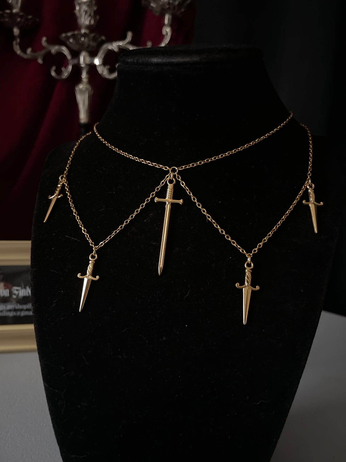 Gwendoline II Steel Necklace