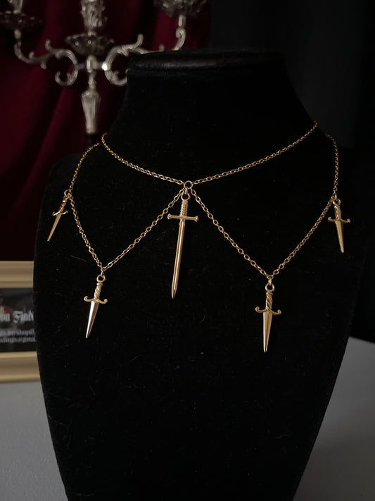 Gwendoline II Steel Necklace