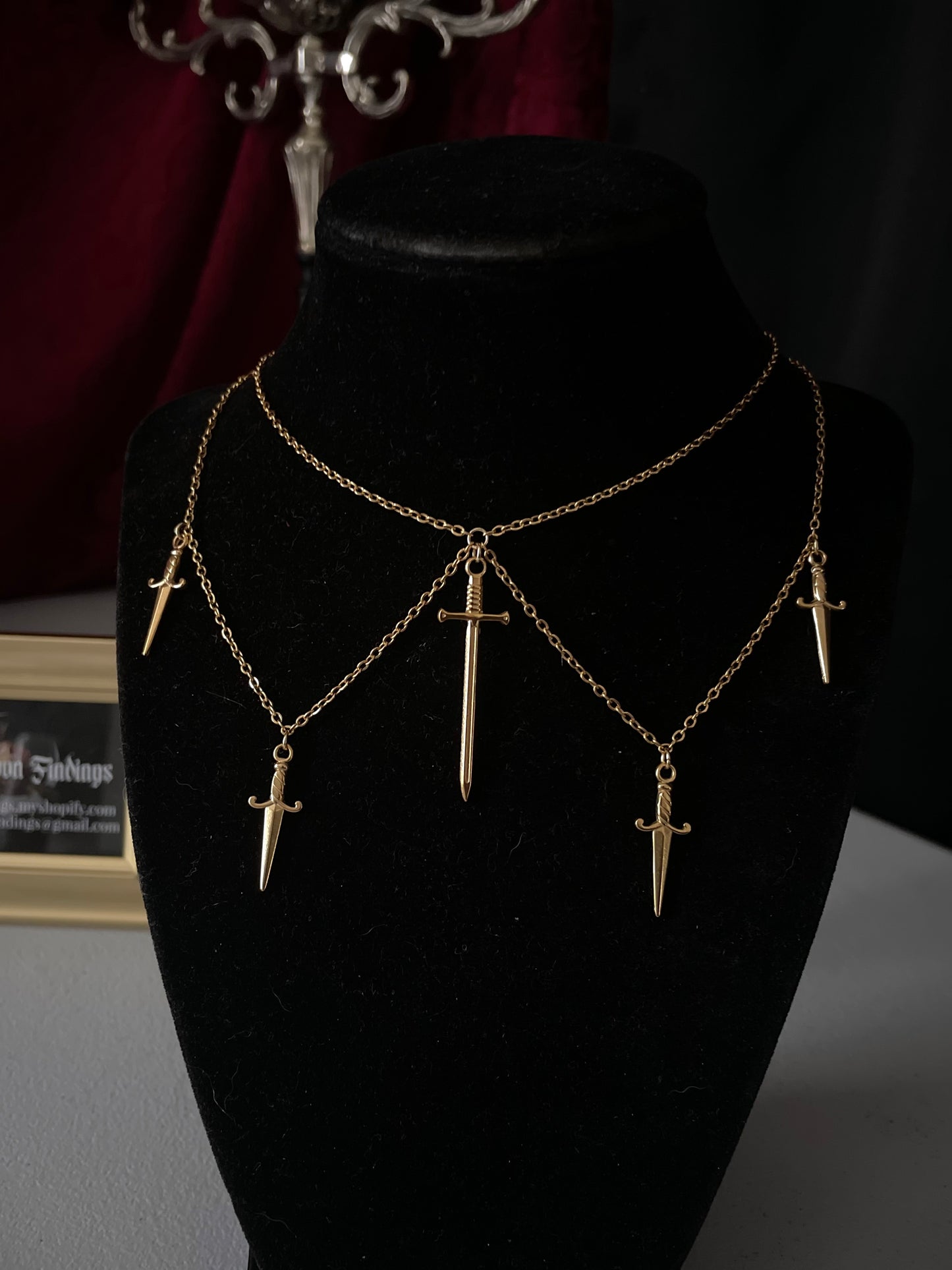 Gwendoline II Steel Necklace