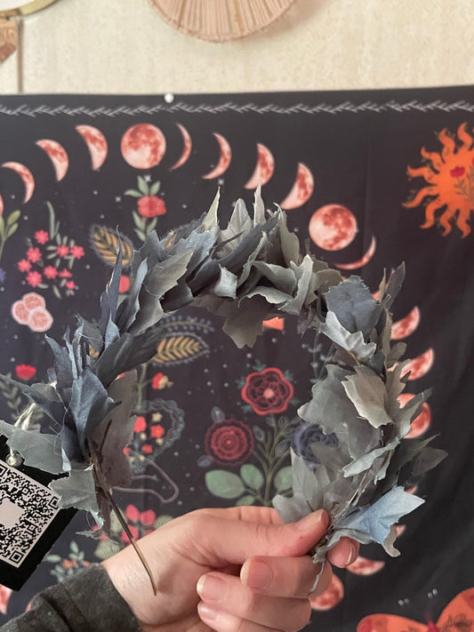 Blue winter head piece