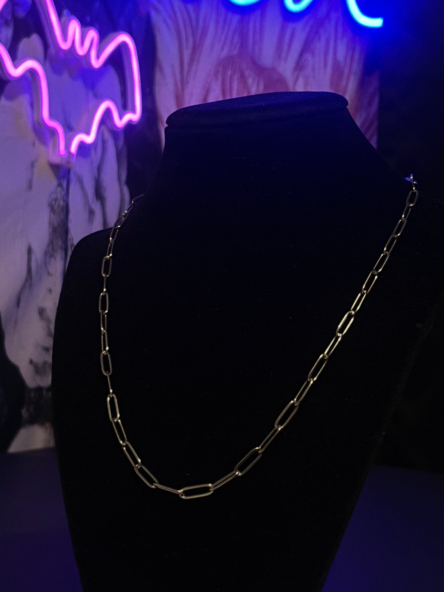 Paper clip Necklace