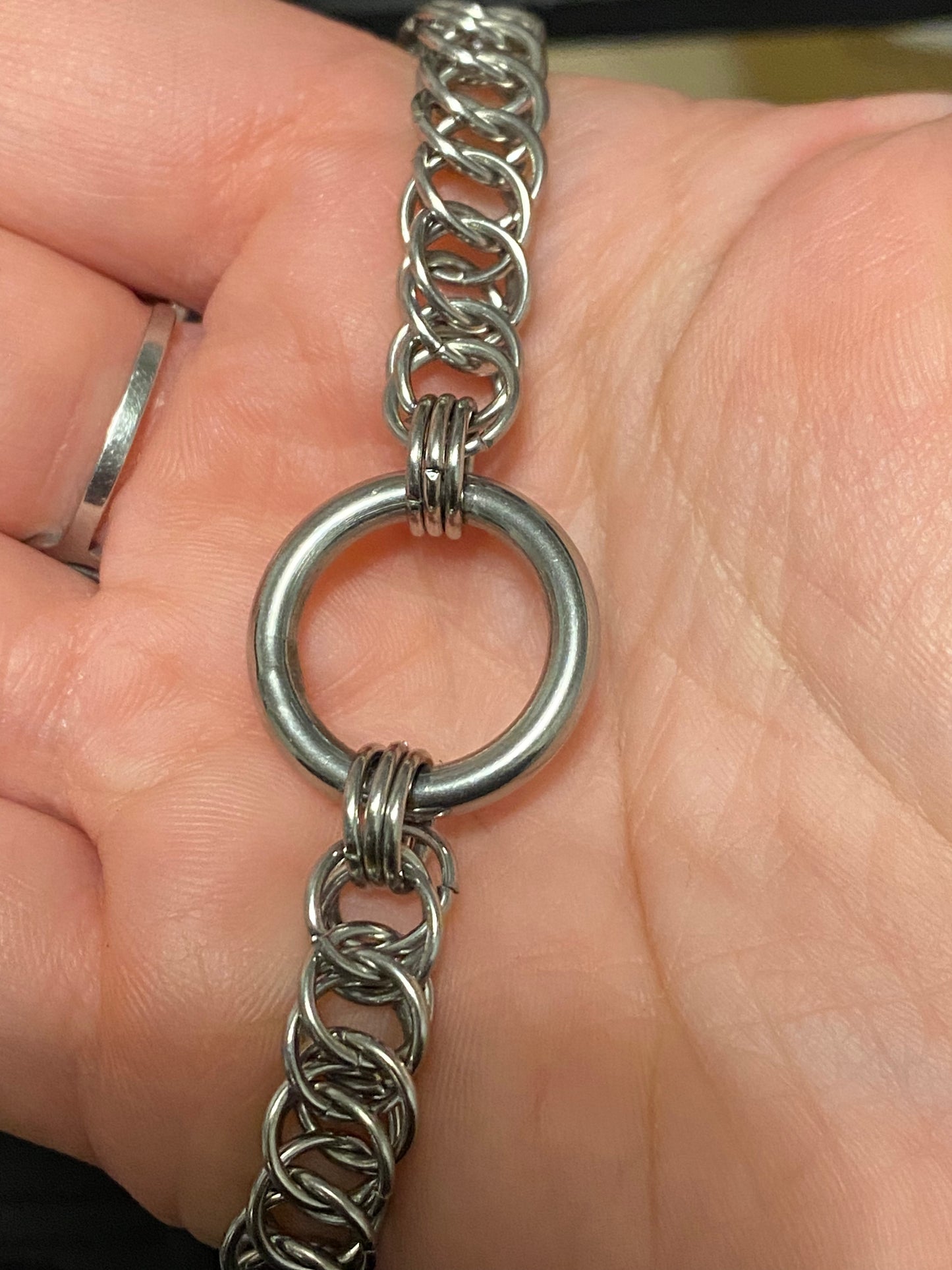 O Ring Chainmail Bracelet