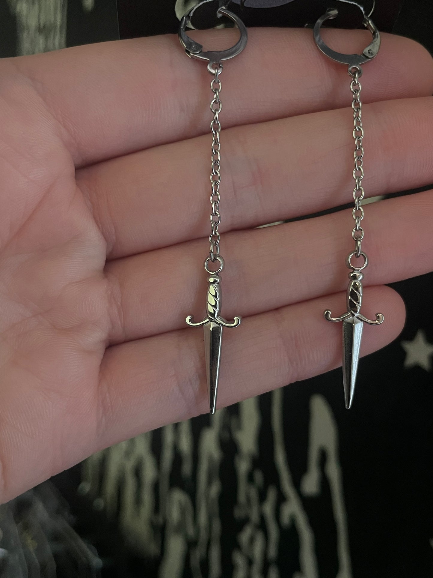 Athame Earrings